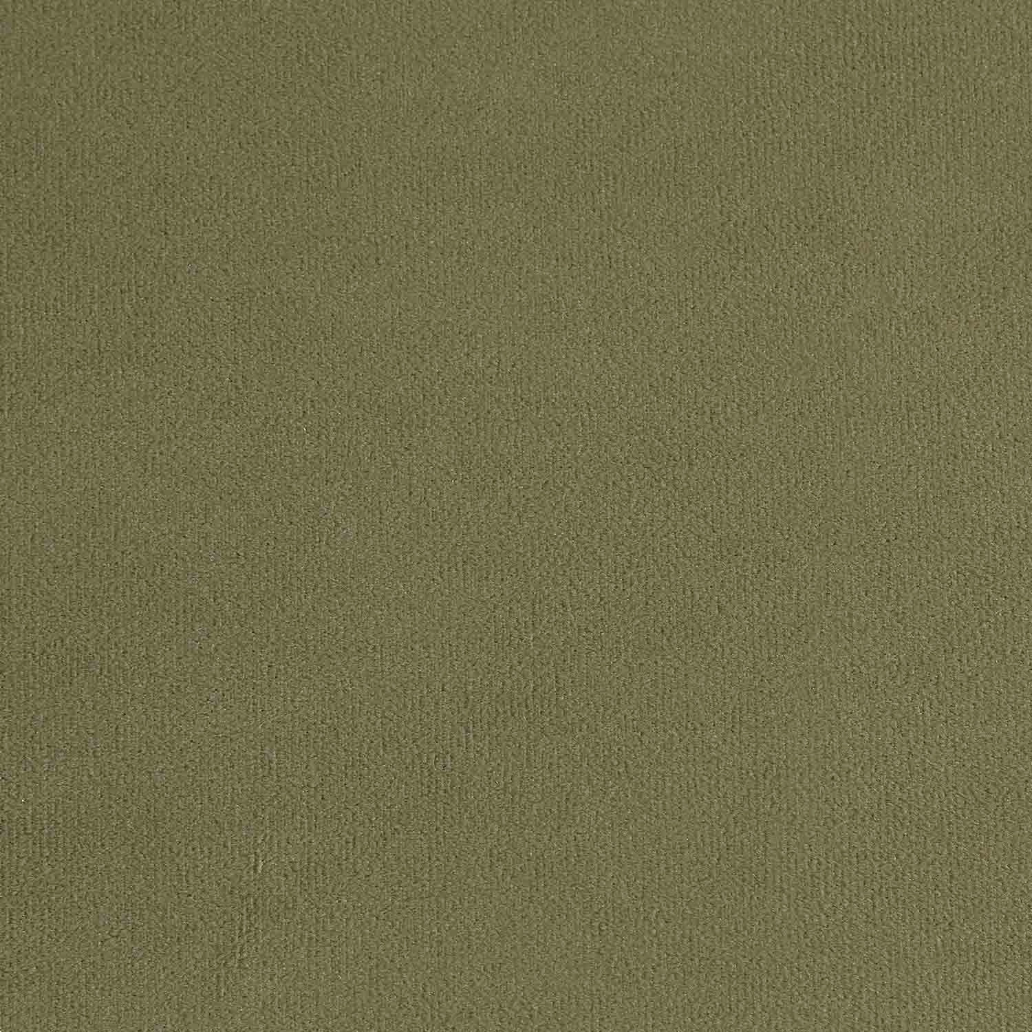 Brigette 3-Seater Olive Green Velvet Sofa with Antique Brass Castor Legs