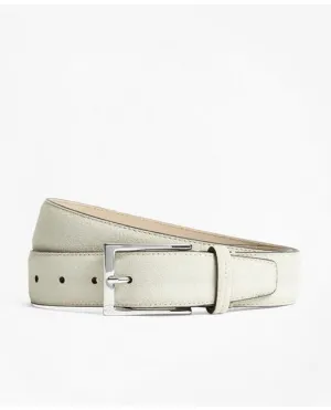 Brooks Brothers Men's 1818 Suede Belt Beige Brooks Brothers
