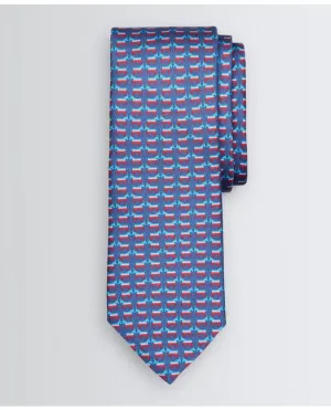 Brooks Brothers Men's Donkey-Patterned Tie Navy Brooks Brothers