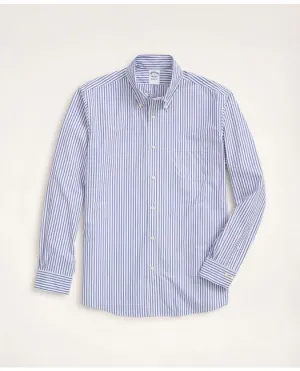 Brooks Brothers Men's Regent Regular-Fit Original Broadcloth Sport Shirt Blue Brooks Brothers