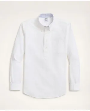 Brooks Brothers Men's Regent Regular-Fit Original Oxford Popover Shirt White Brooks Brothers