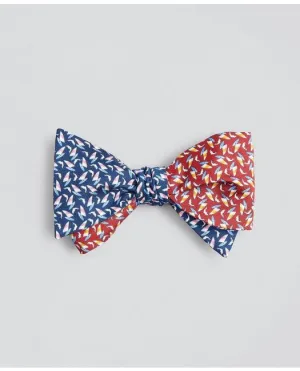 Brooks Brothers Men's Sail with Dolphins Bow Tie Navy Brooks Brothers