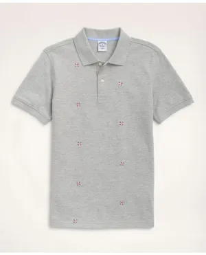Brooks Brothers Men's Slim-Fit Life Preserver Polo Shirt Grey Heather Brooks Brothers