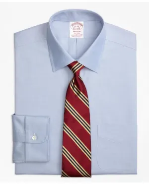Brooks Brothers Men's Stretch Madison Relaxed-Fit Dress Shirt Blue Brooks Brothers