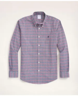 Brooks Brothers Men's Stretch Regent Regular-Fit Sport Shirt Navy Brooks Brothers