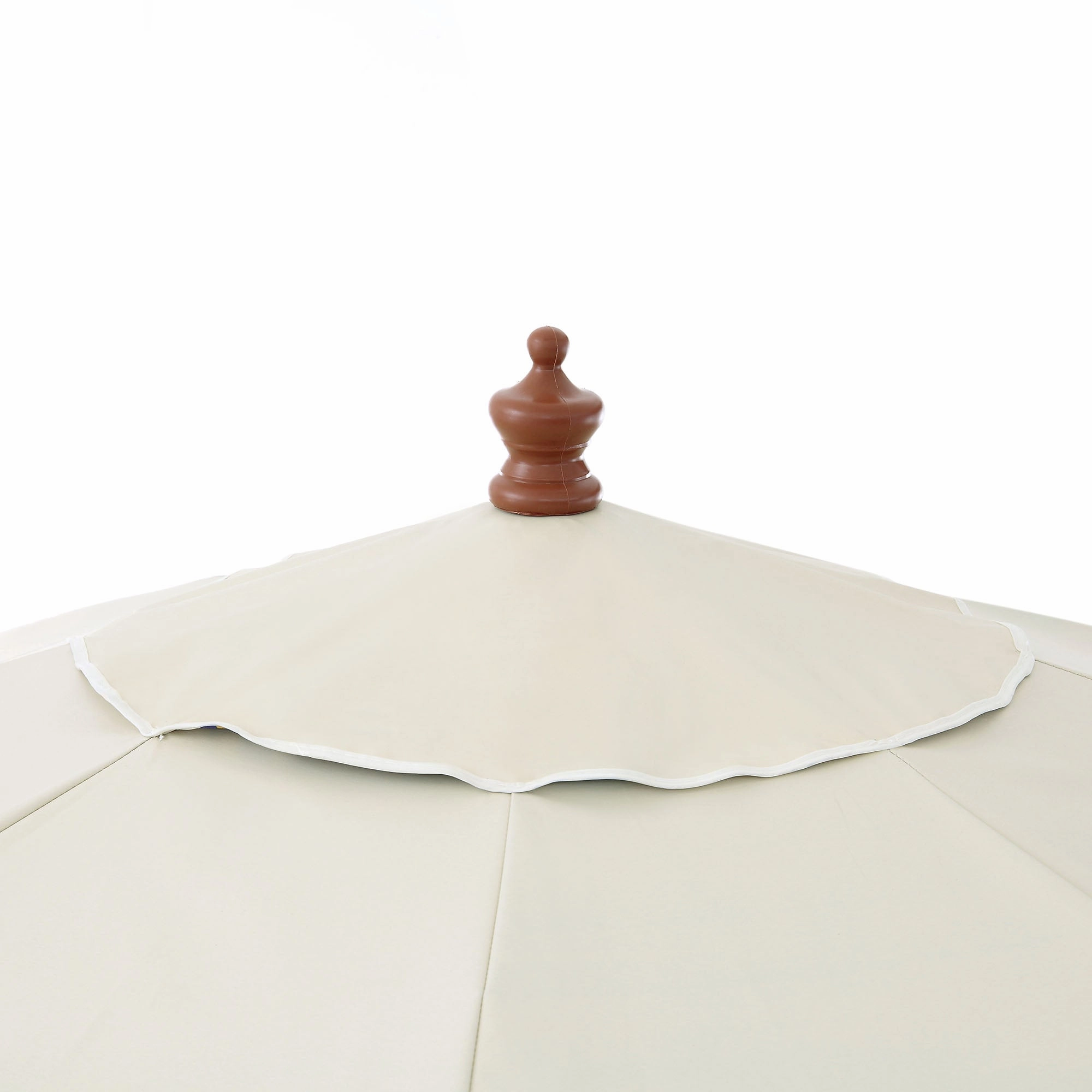 Butterfly & Flower 2.6M Octagonal Tassel Parasol with Aluminium Tilt