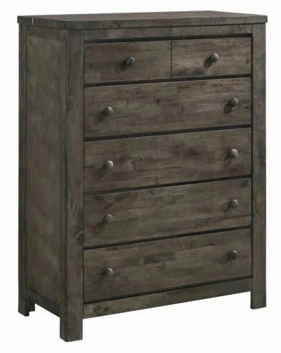 Cabin 5-Piece Queen Storage Bedroom Package - Grey