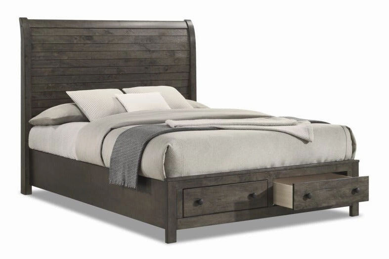 Cabin 6-Piece King Storage Bedroom Package - Grey