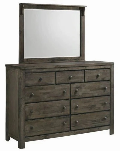 Cabin 6-Piece King Storage Bedroom Package - Grey