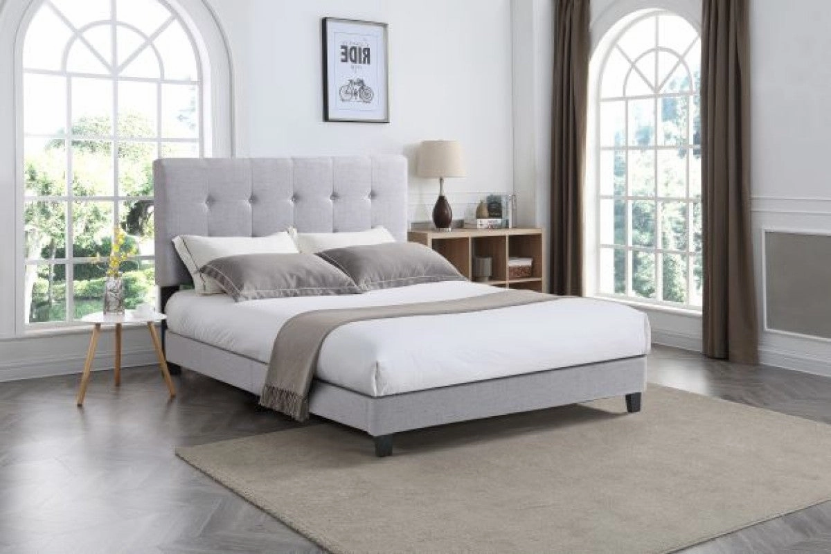 Cabo 3-Piece Full Bed - Light Grey