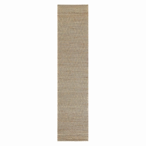 Cambria Wool and Jute Handwoven Patterned Runner