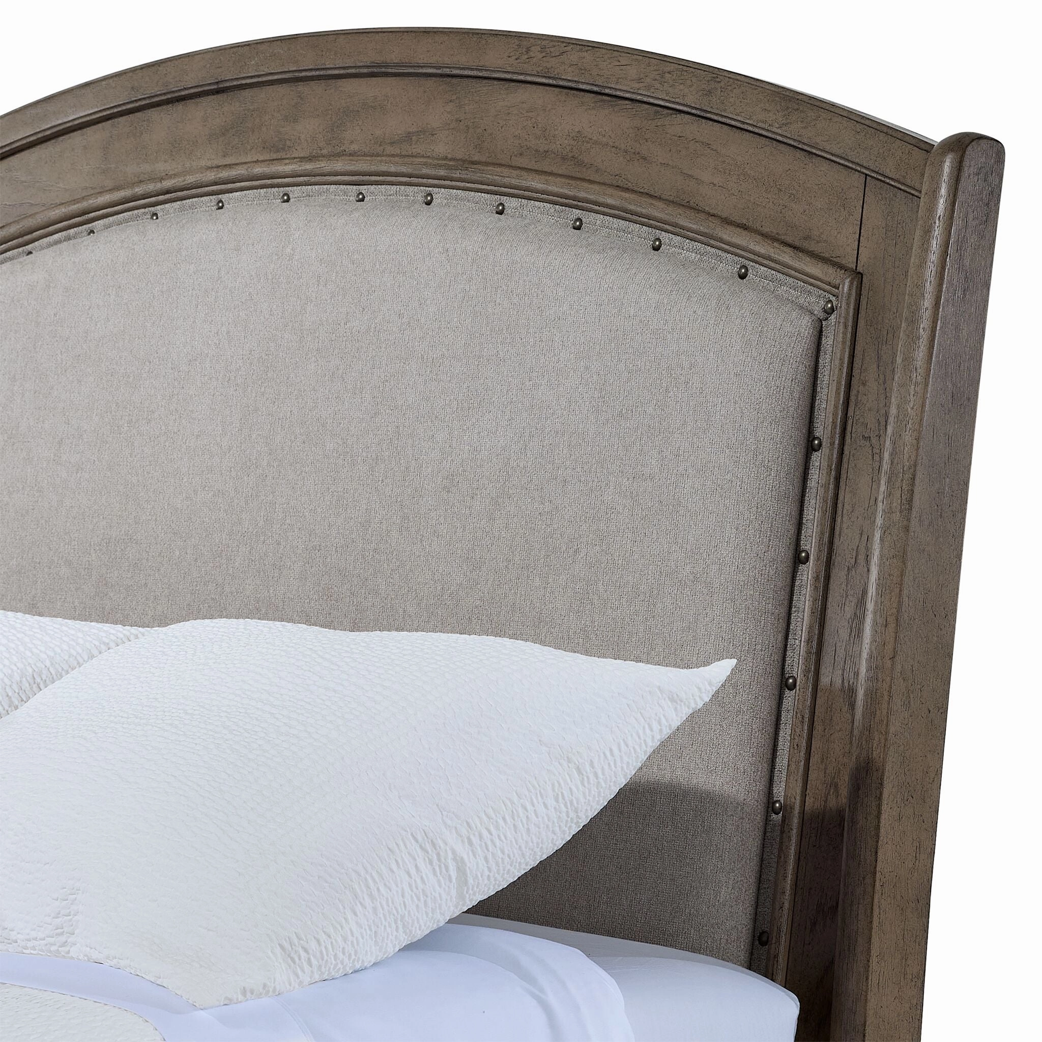Camelot 3 - Piece Queen Storage Bed - Burnished Beige