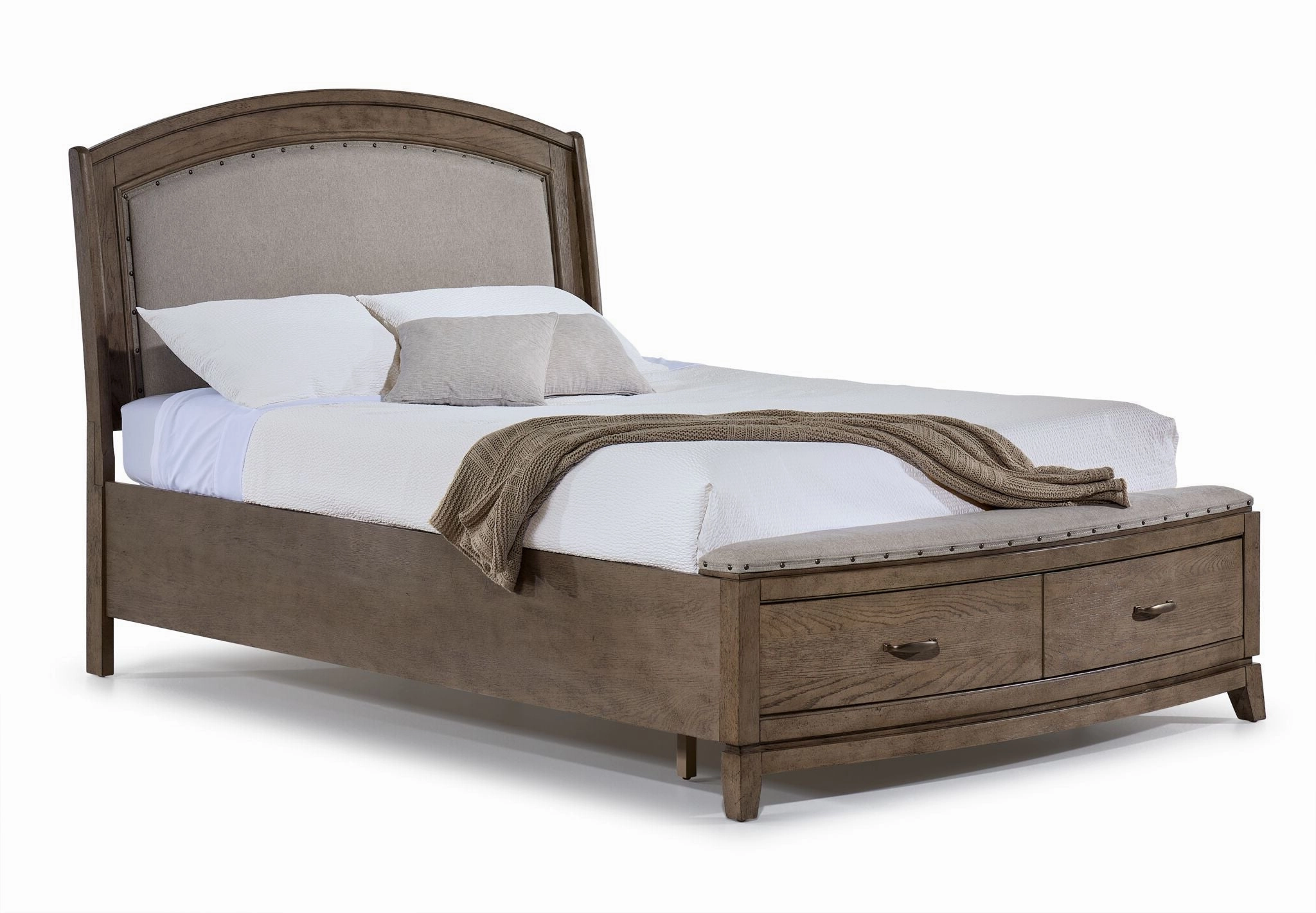 Camelot 6 - Piece Queen Storage Bedroom Package - Burnished Beige