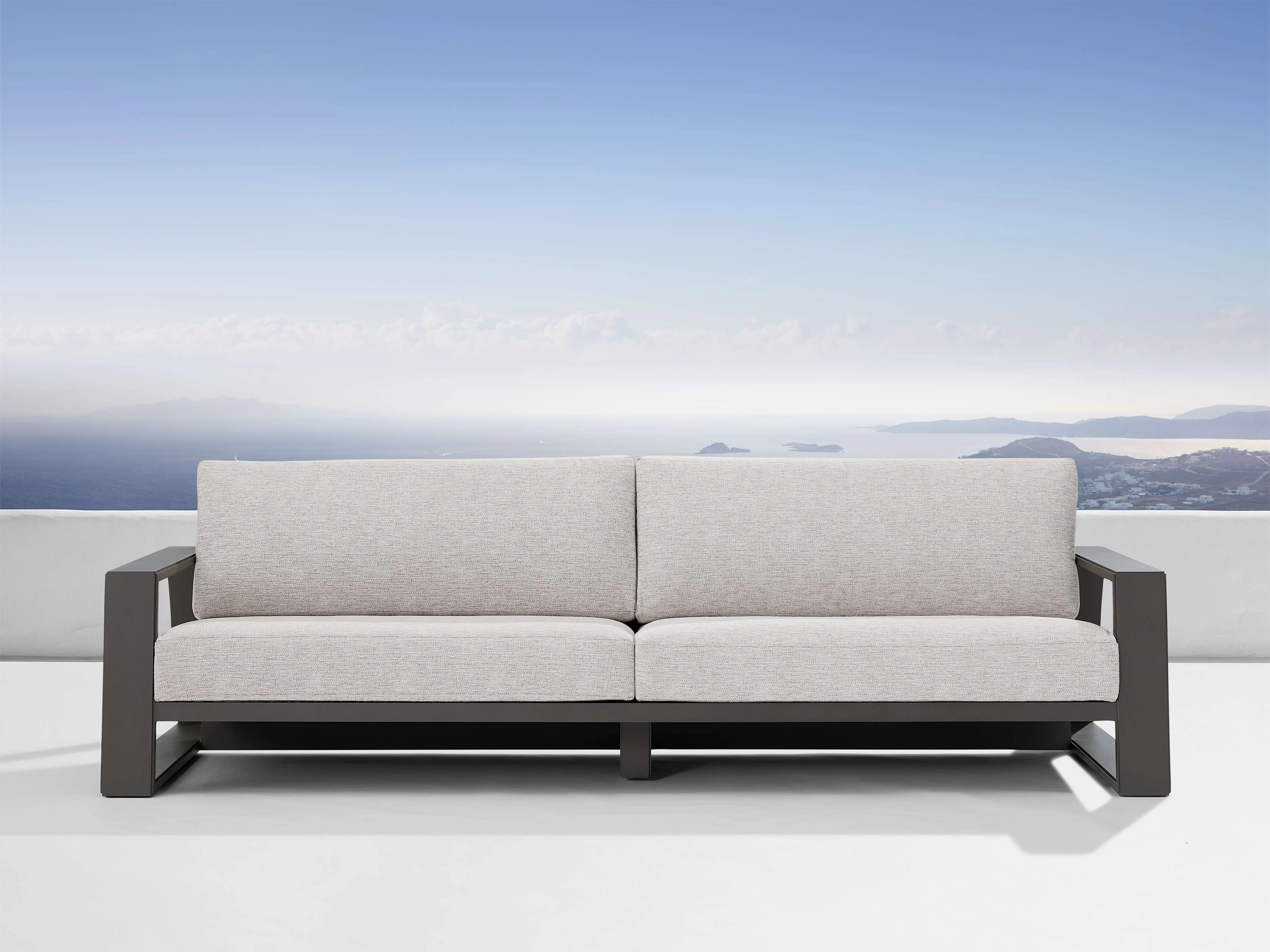 Canyon Outdoor Aluminum Sofa