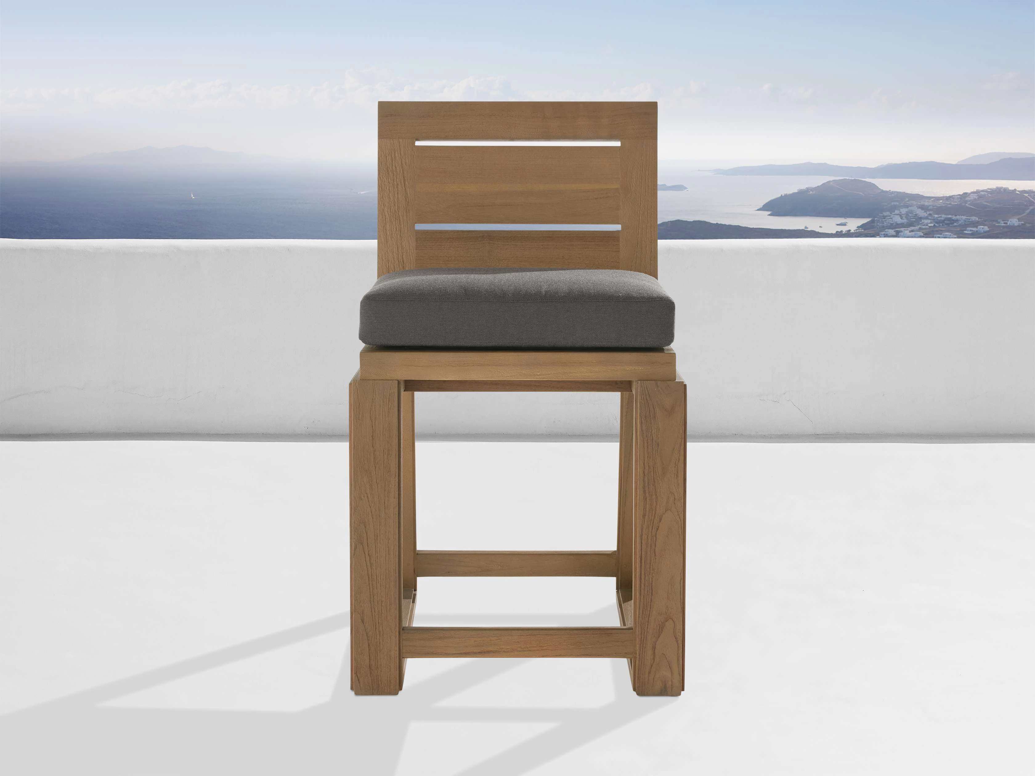 Canyon Outdoor Teak Counter Stool