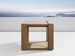 Canyon Outdoor Teak End Table
