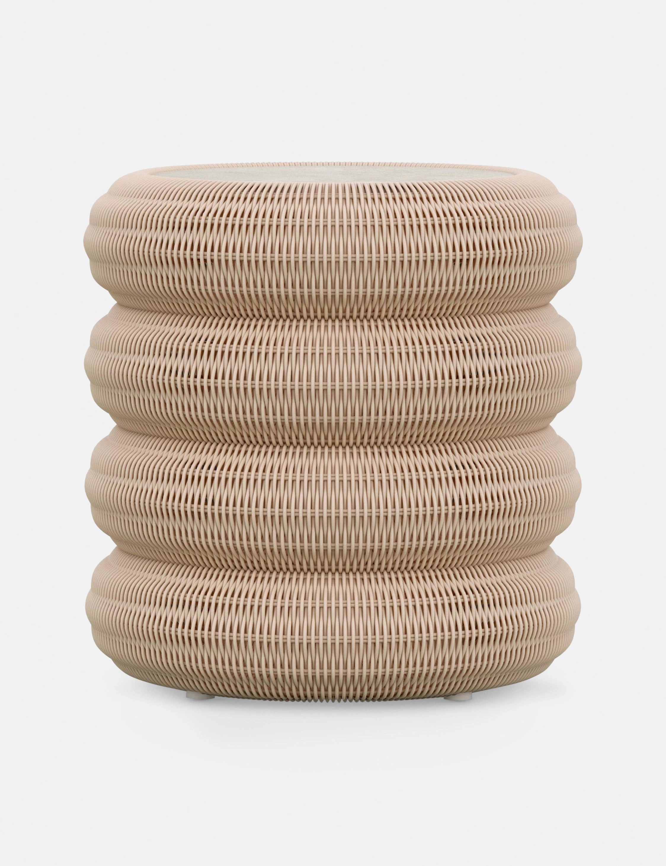 Castaneda Indoor / Outdoor Round Side Table