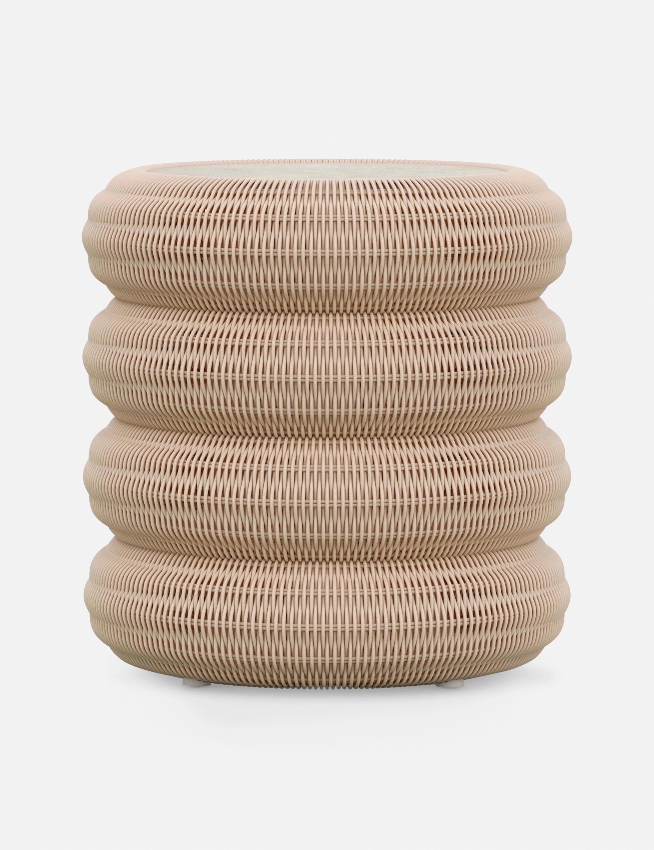 Castaneda Indoor / Outdoor Round Side Table