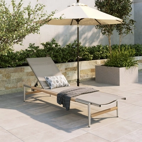 Cesalso Outdoor Patio Mesh Chaise Lounges outdoor furniture, garden bench