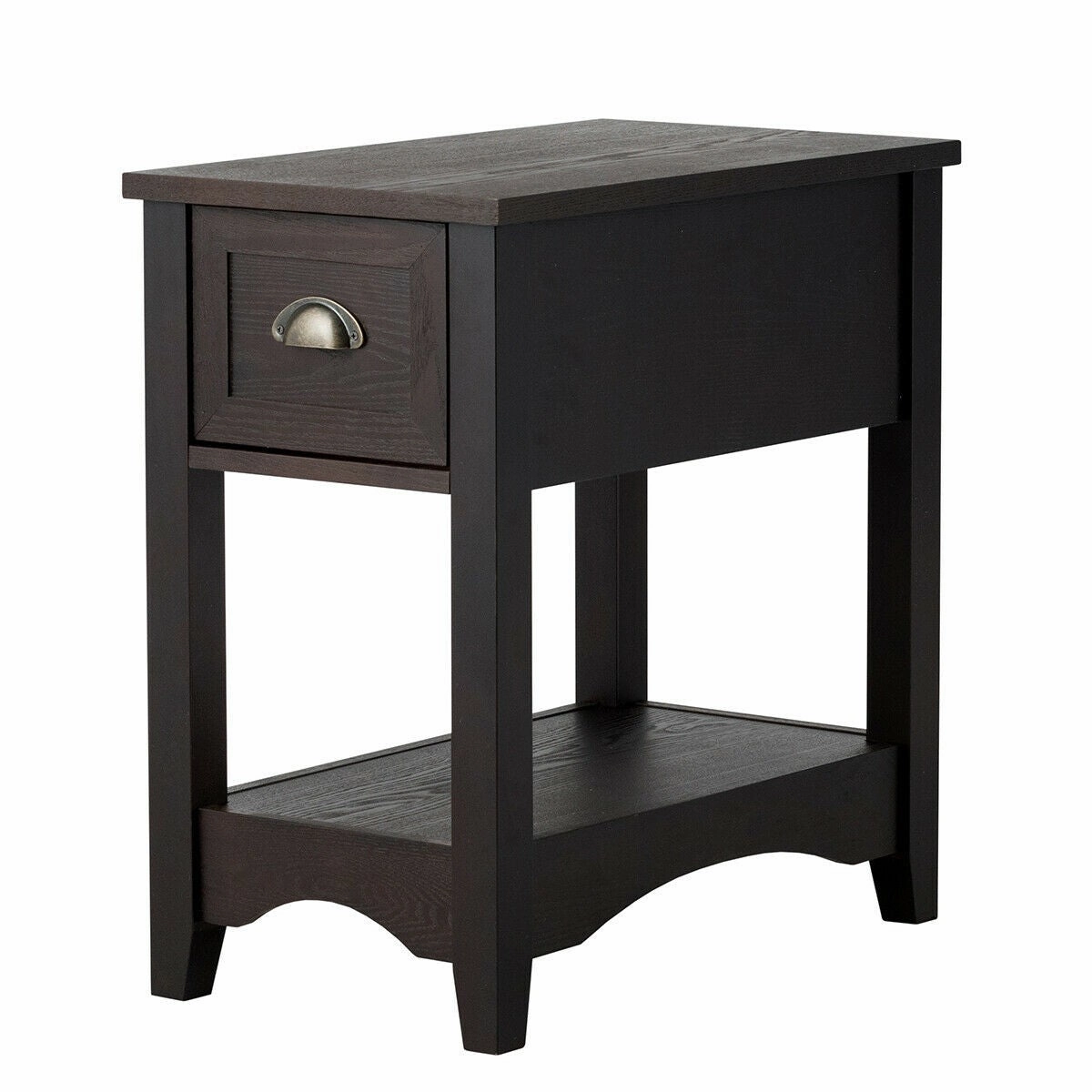 Chair Side End Table with Drawer throw pillow, fuzzy blanket