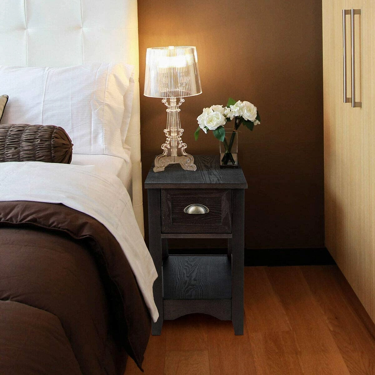 Chair Side End Table with Drawer