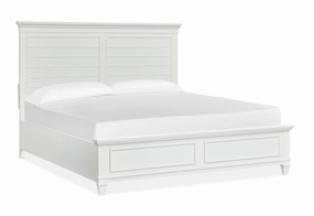 Charleston 3 - Piece Queen Panel Bed - Dove White