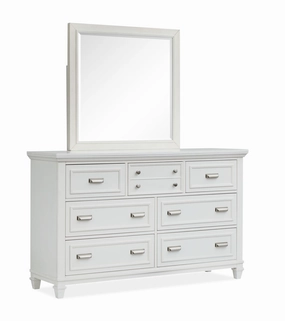 Charleston 7-Drawer Dresser - Dove White