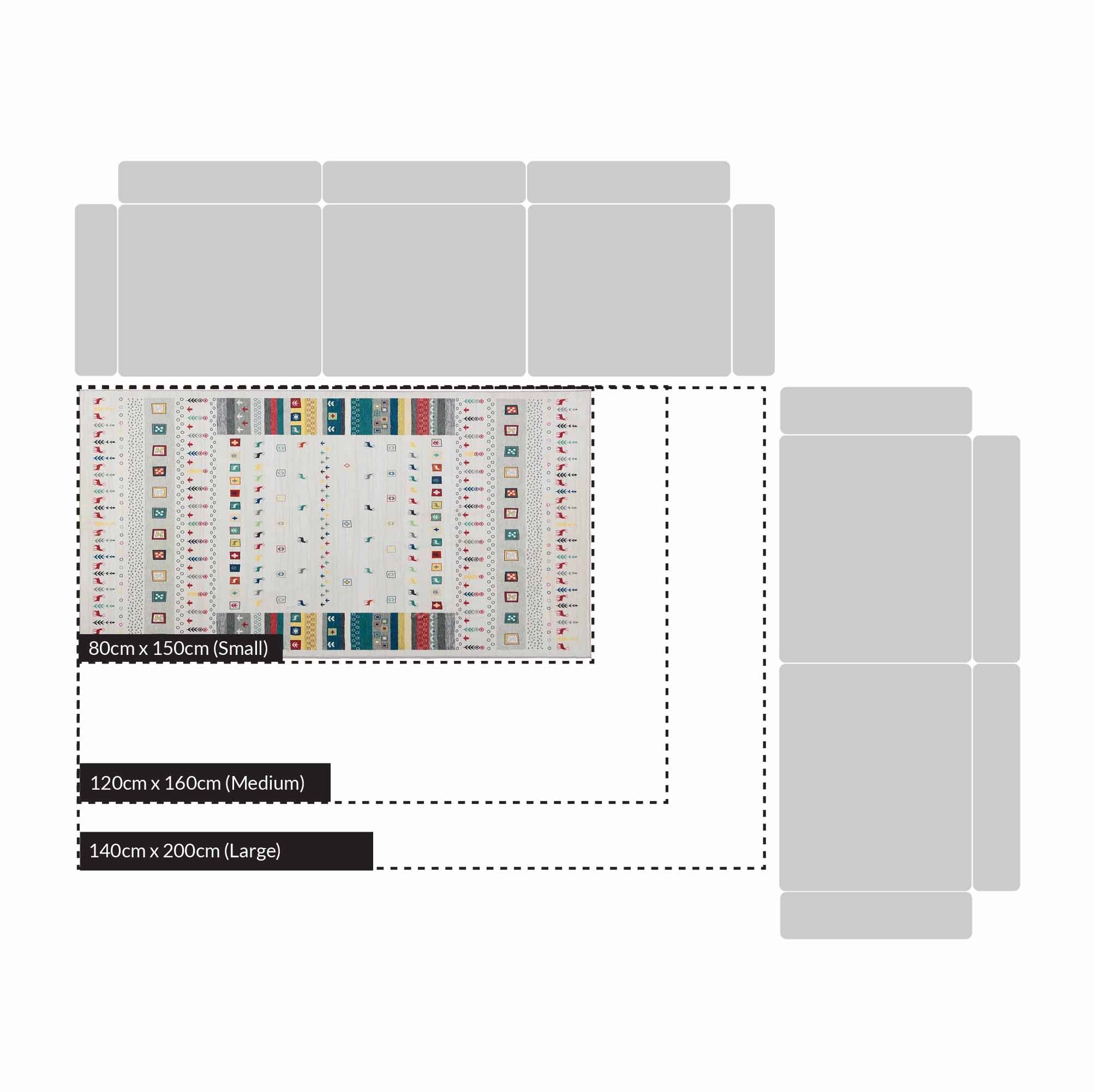 Cherokee Printed Rug 140 x 200 cm