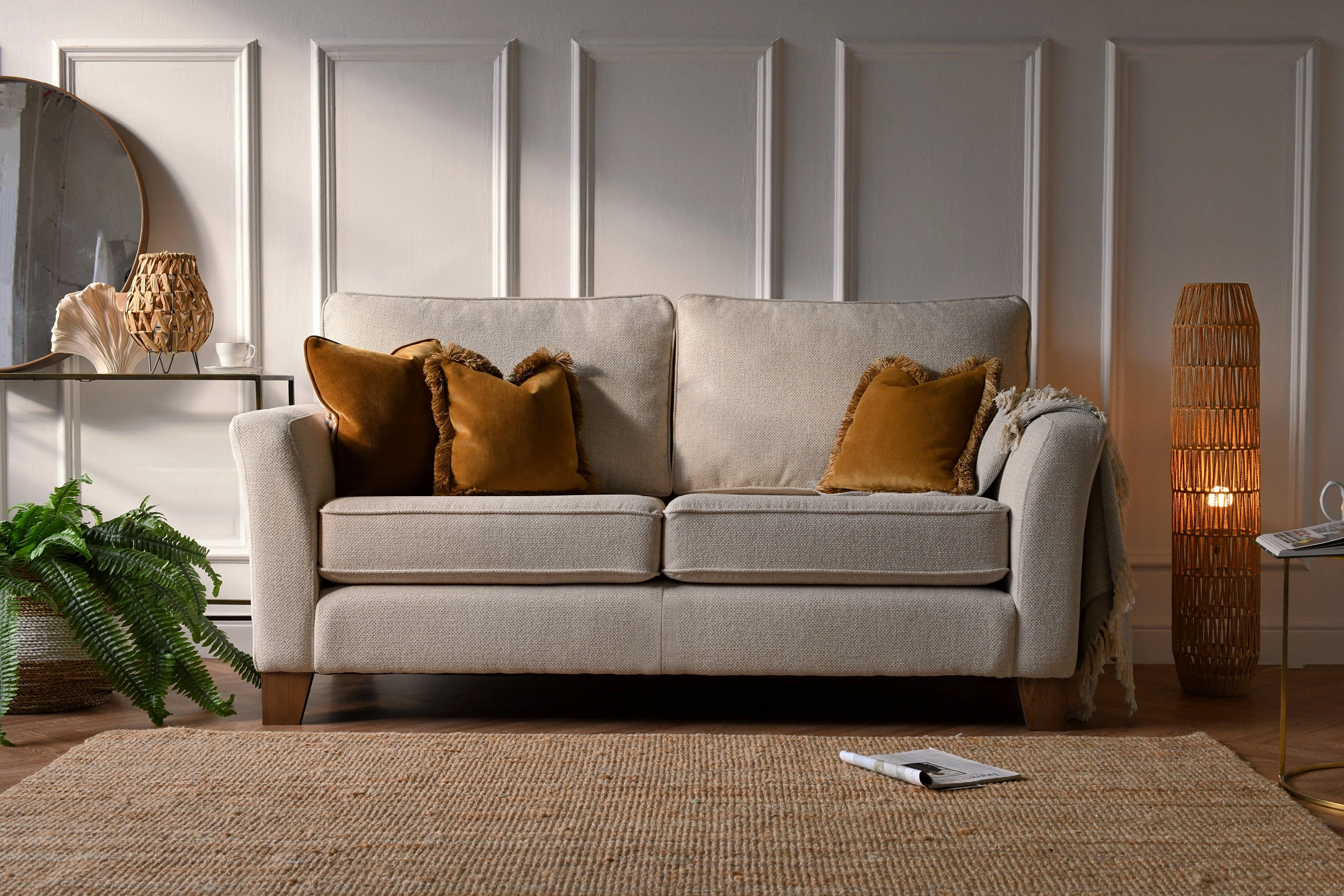 Chiswick | 2 Seater Sofa | Gloria Aquaclean Cream
