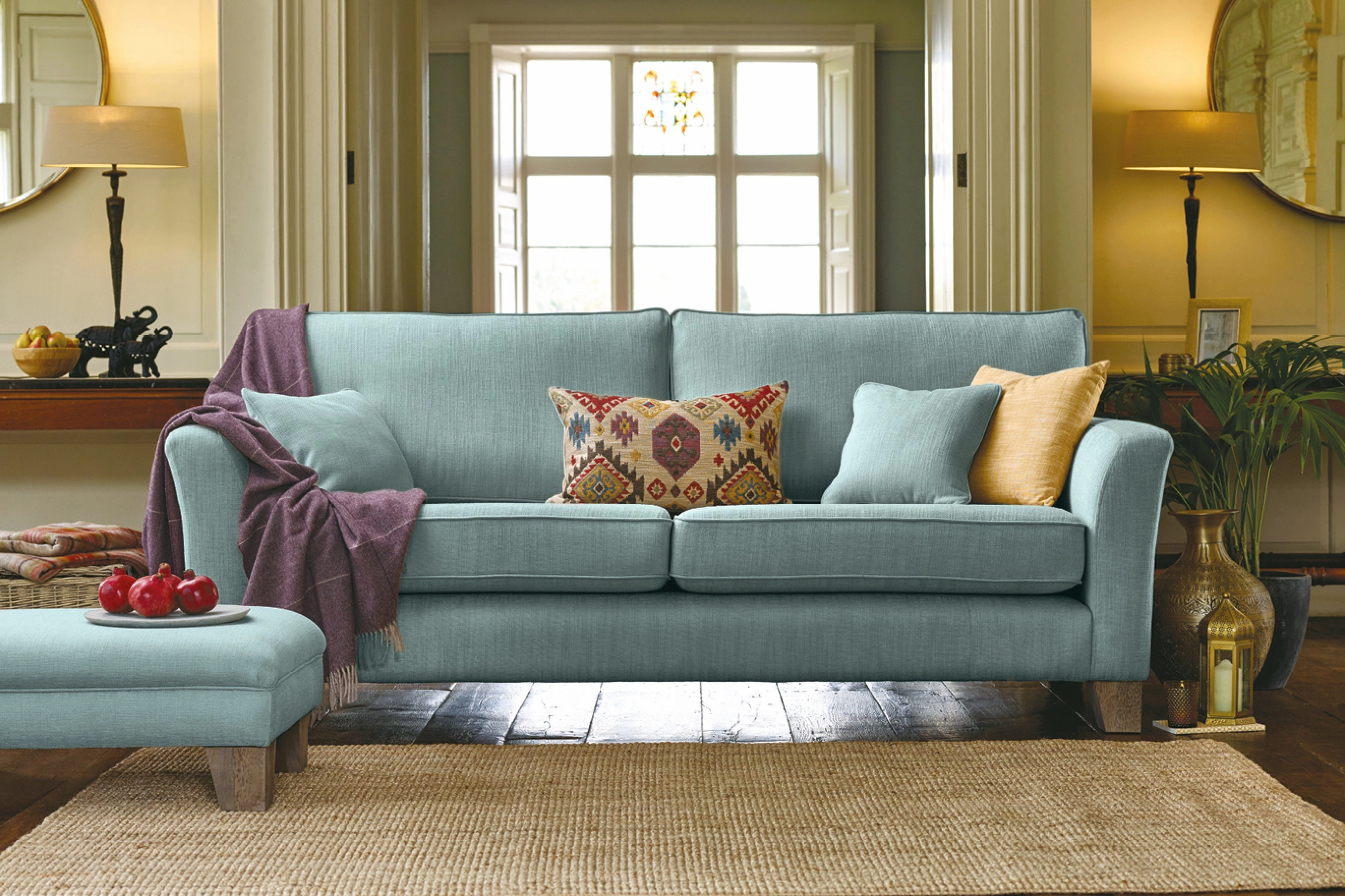 Chiswick | 3 Seater Sofa | Pavilion Duck Egg