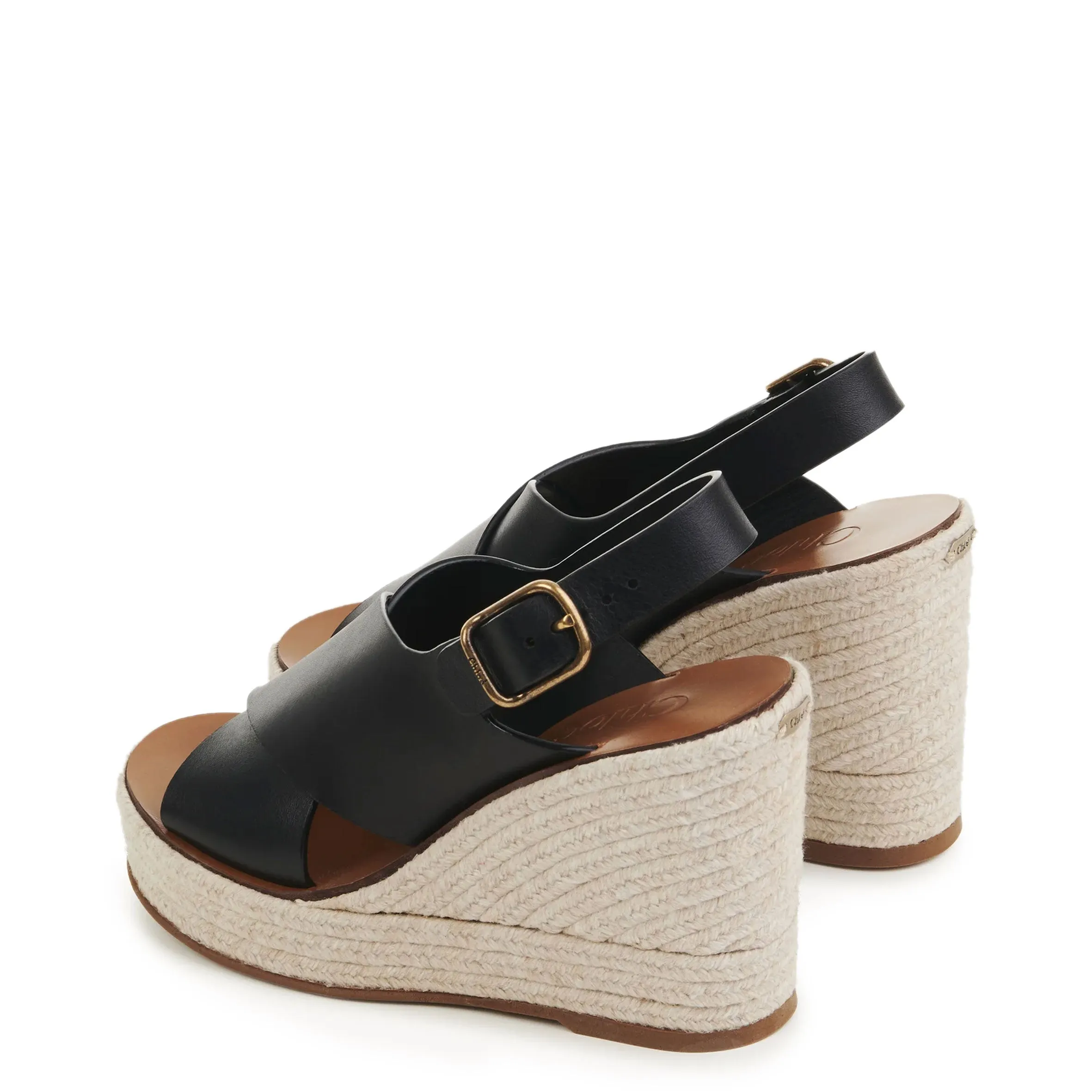 Chloé Shoes Chloe Pary Espadrille Wedge, Black