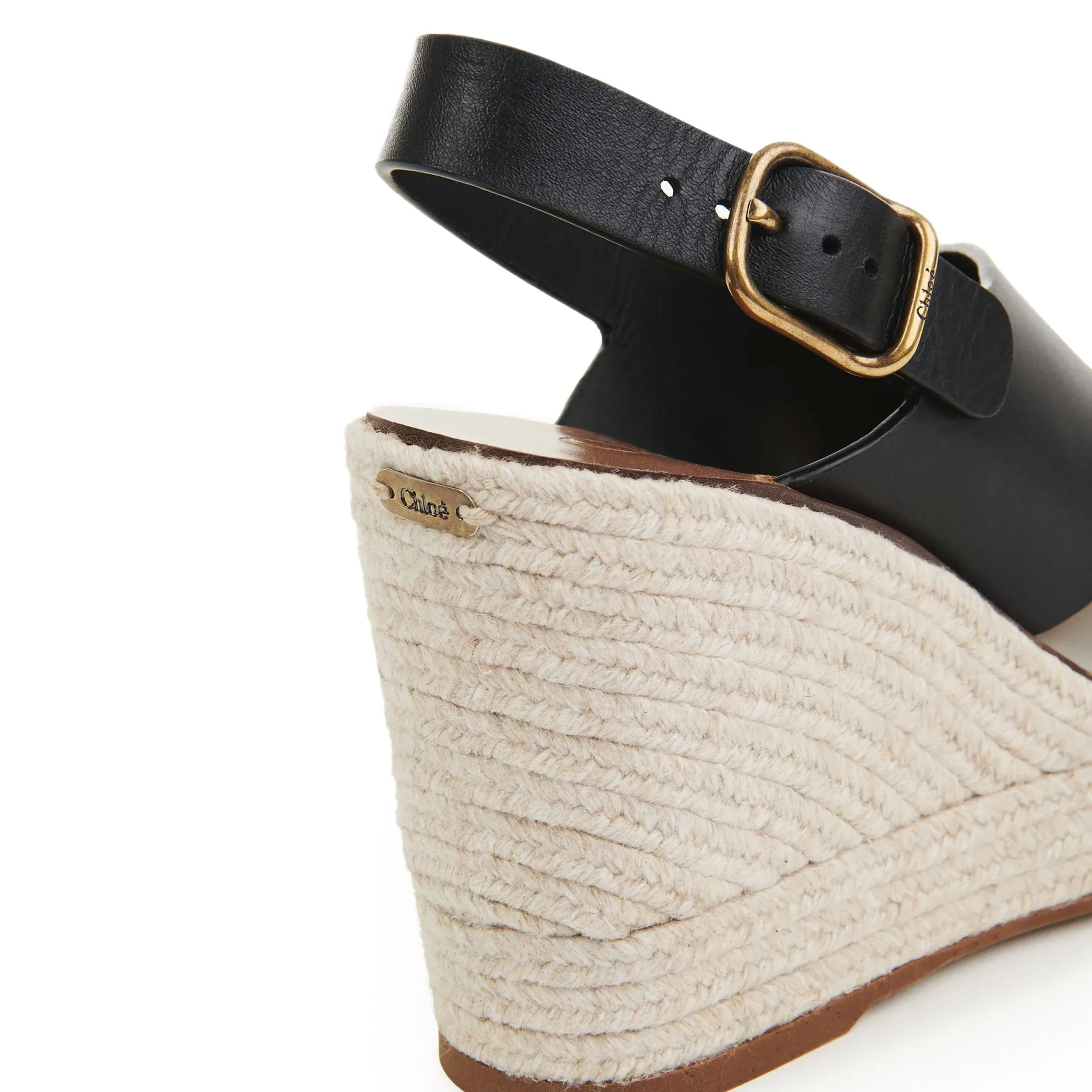 Chloé Shoes Chloe Pary Espadrille Wedge, Black