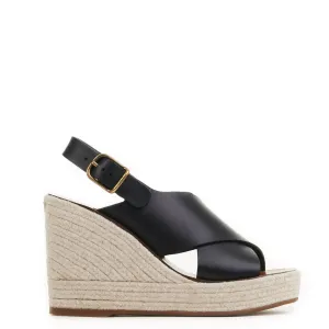 Chloé Shoes Chloe Pary Espadrille Wedge, Black