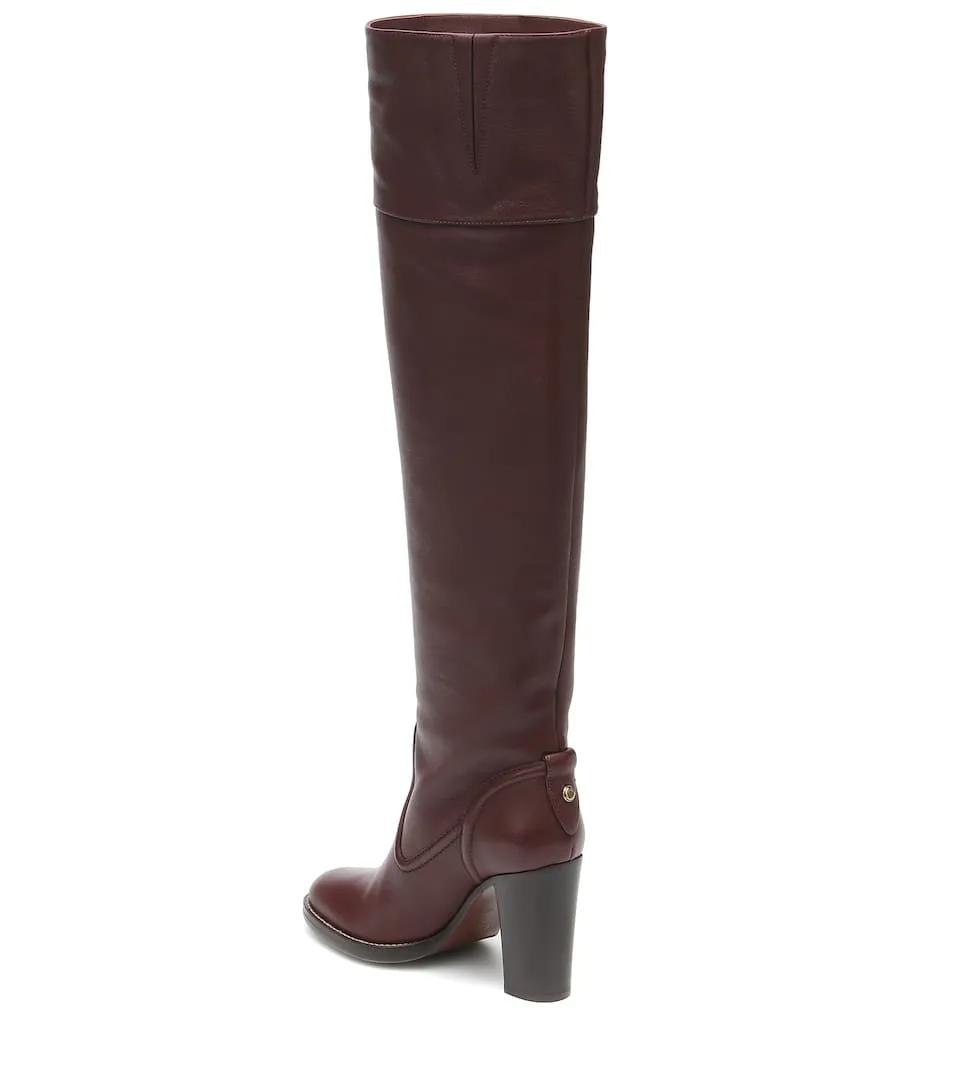 Chloé Shoes Knee Boot, Brown