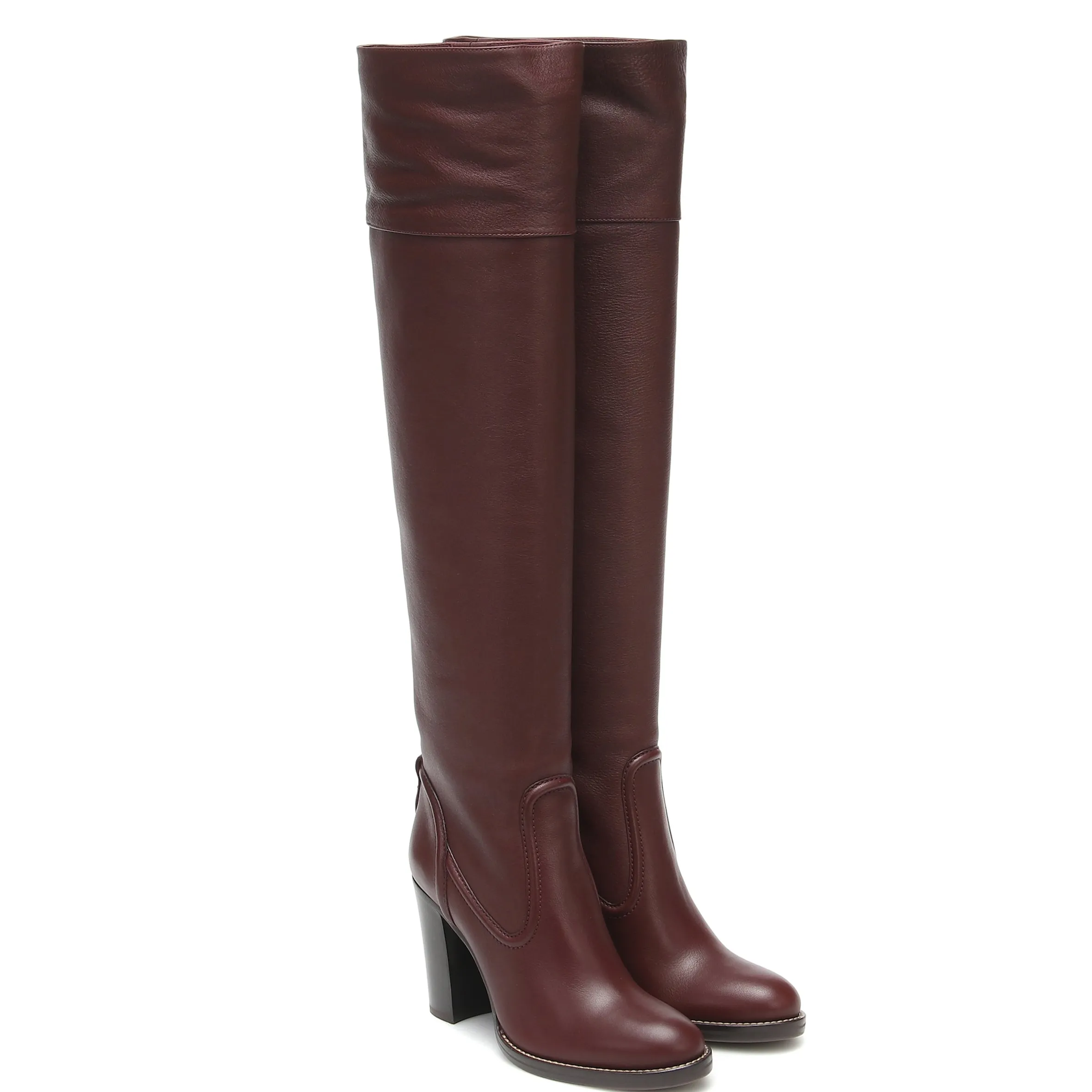 Chloé Shoes Knee Boot, Brown