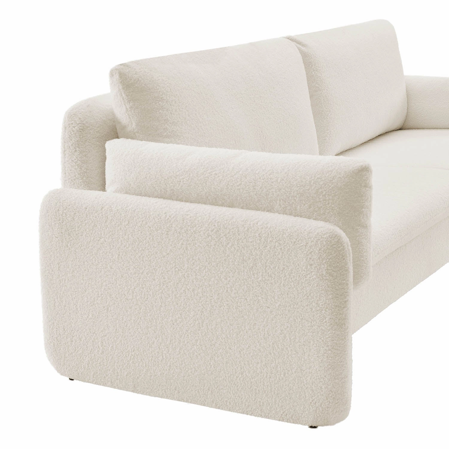 Clapham 3-Seater Ecru Boucle Sofa