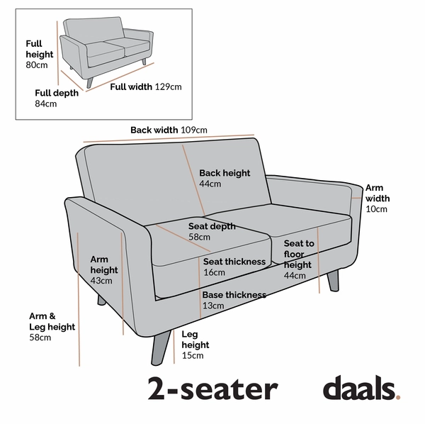 Clarence 2-Seater Sofa in Mustard Yellow Velvet