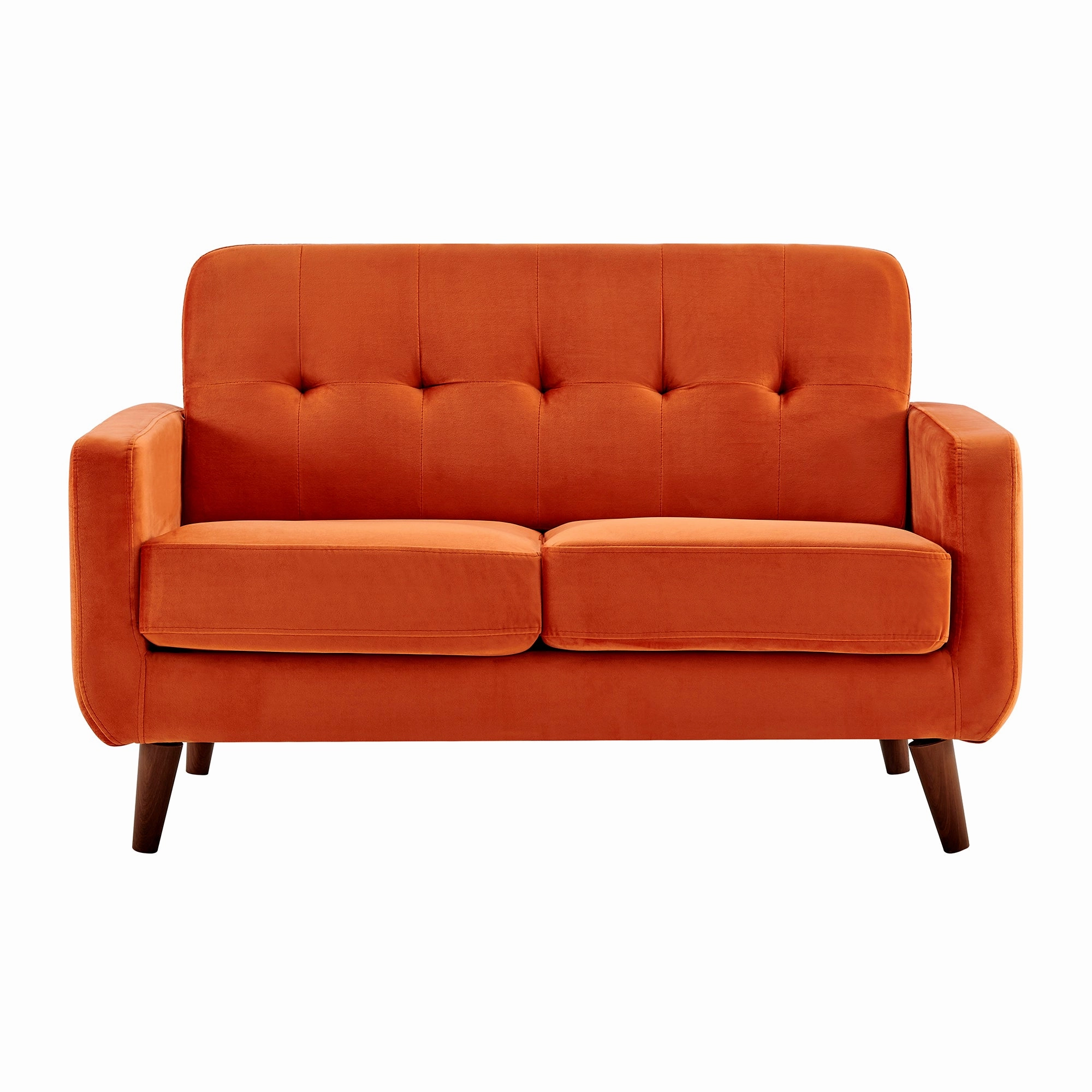 Clarence Sofa Range in Burnt Orange Velvet
