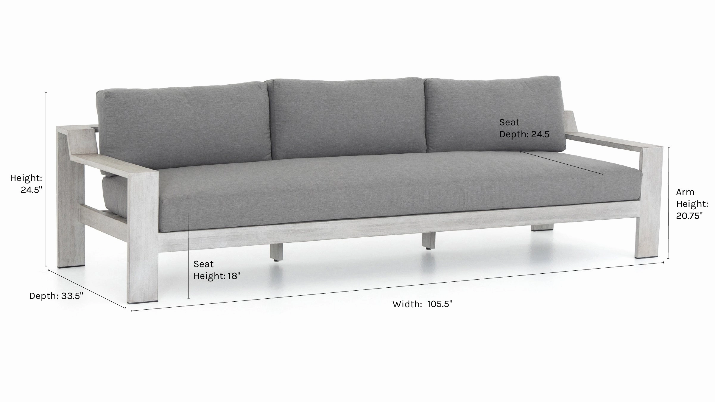 Clarise Indoor / Outdoor Sofa