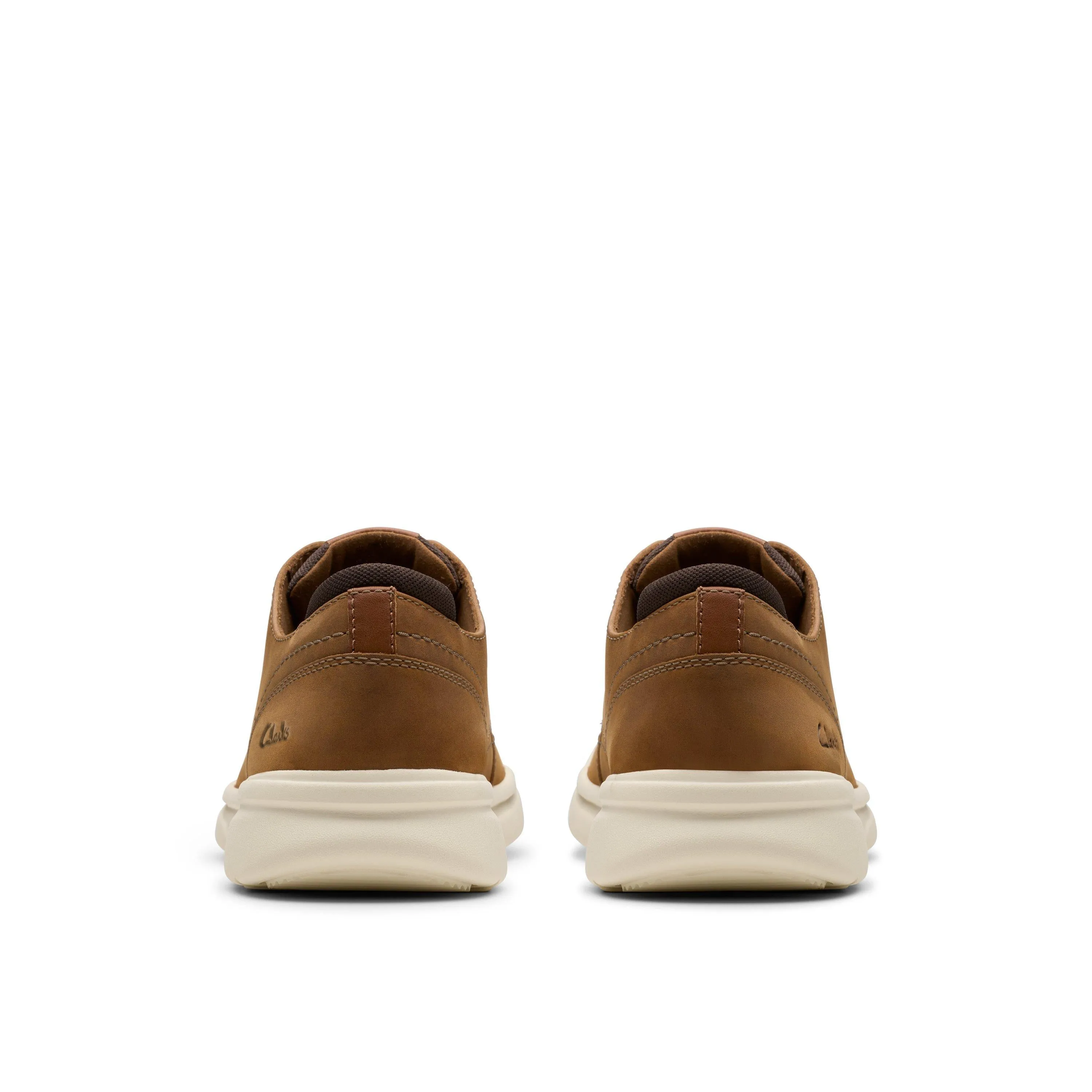 Clarks Bradley Plain in Brown Leather