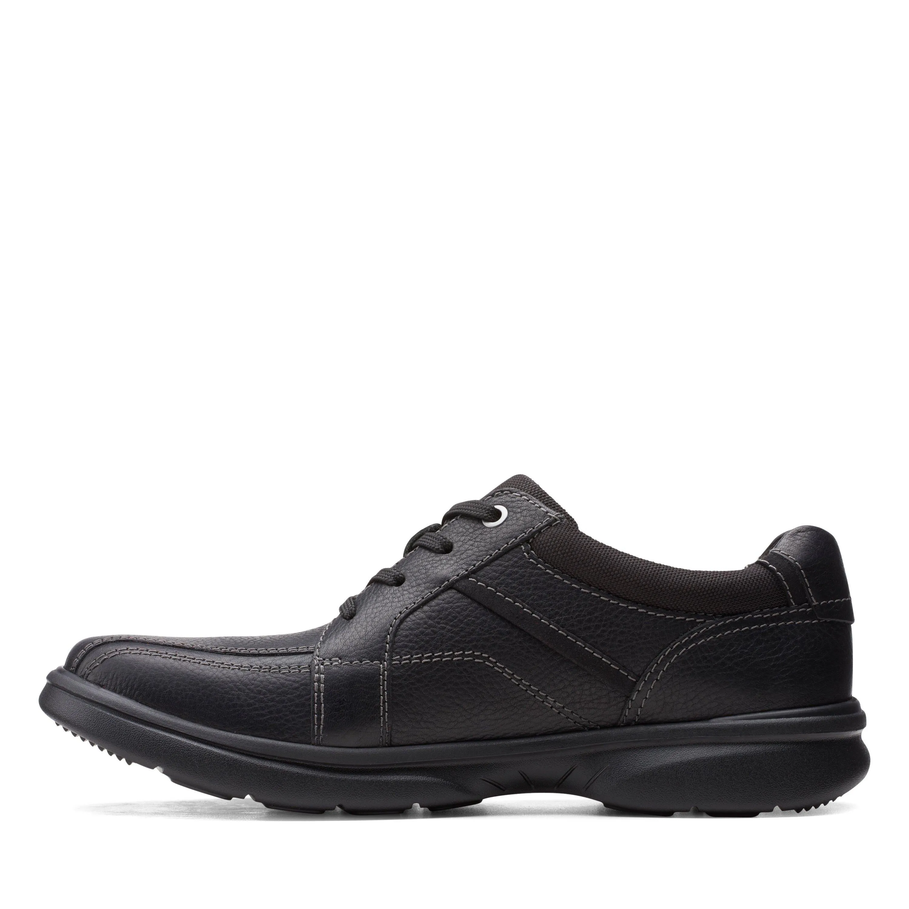 Clarks Bradley Walk in Black Leather