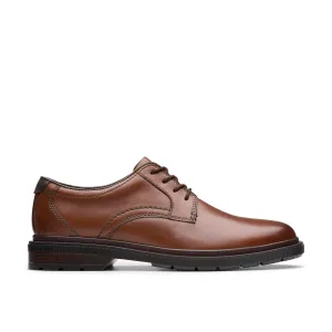 Clarks Burchill Derby in Brown Leather