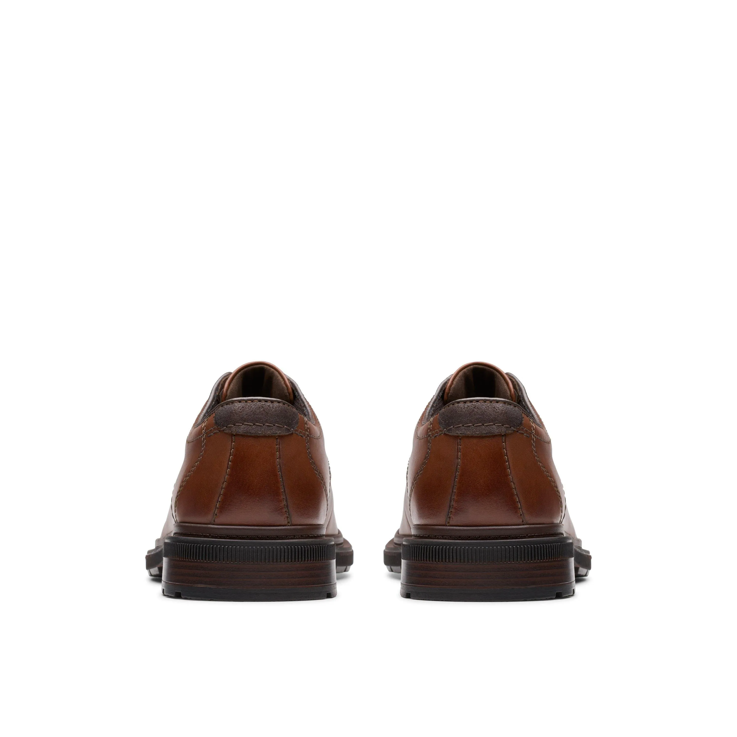 Clarks Burchill Derby in Brown Leather
