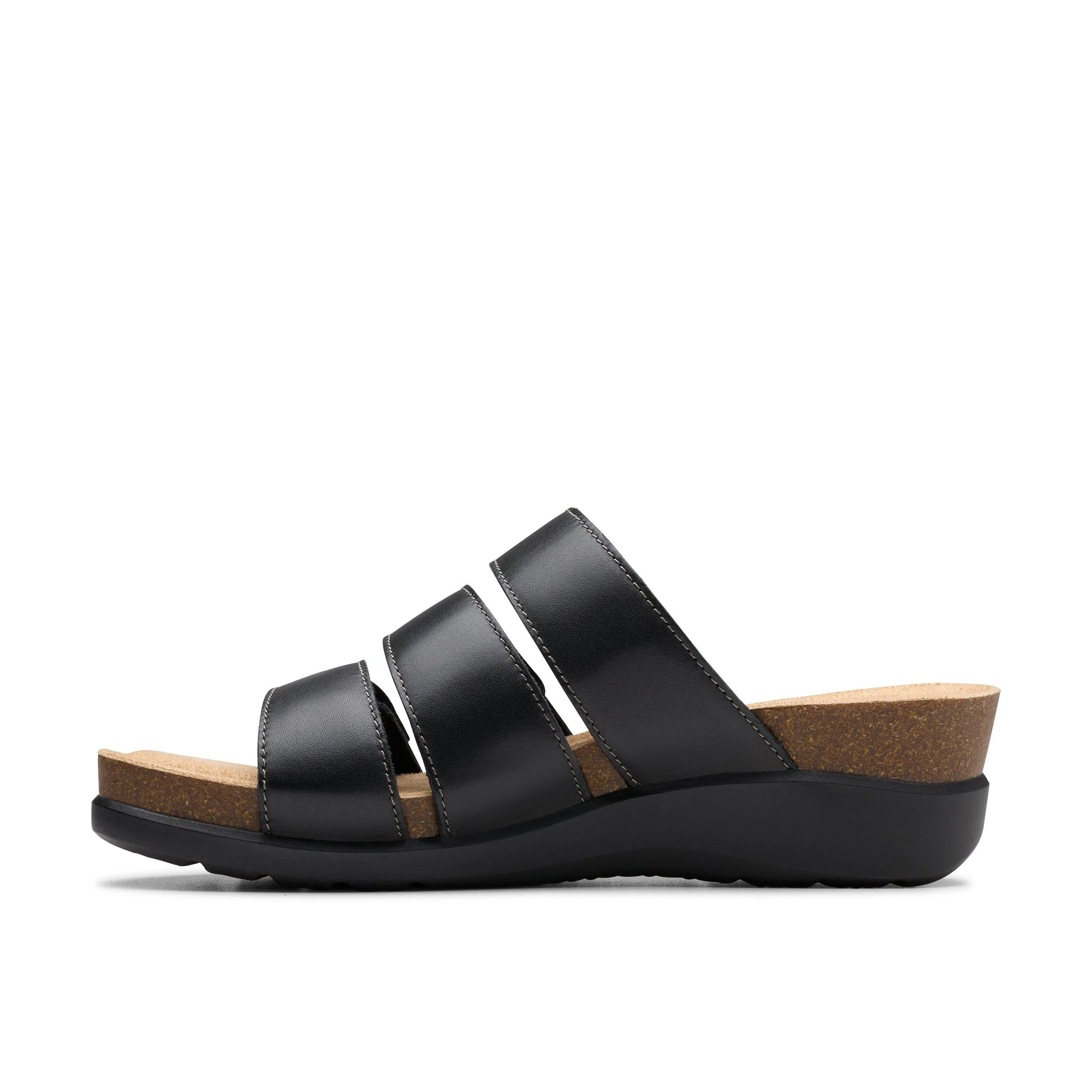 Clarks Calenne Lily in Black Leather