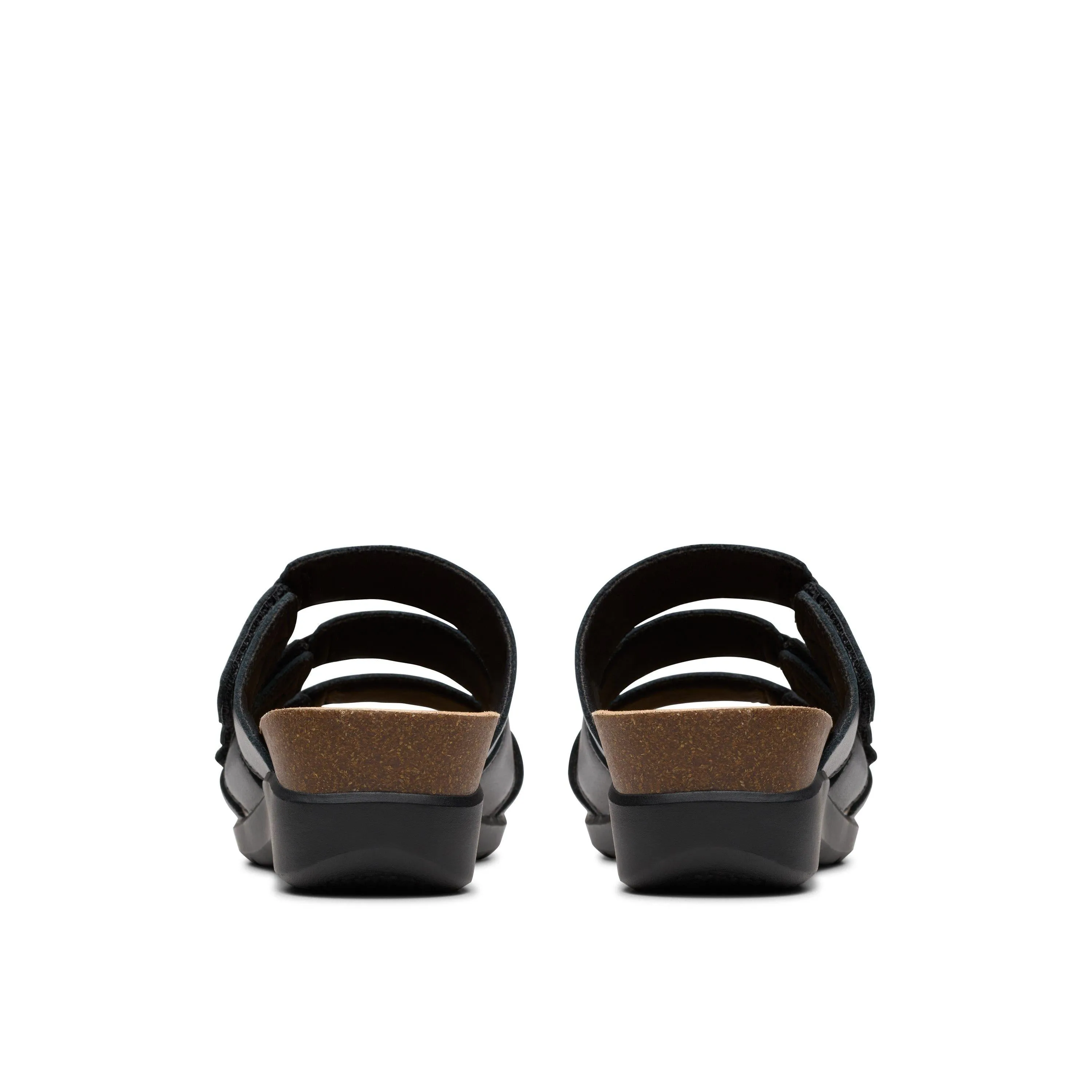 Clarks Calenne Lily in Black Leather
