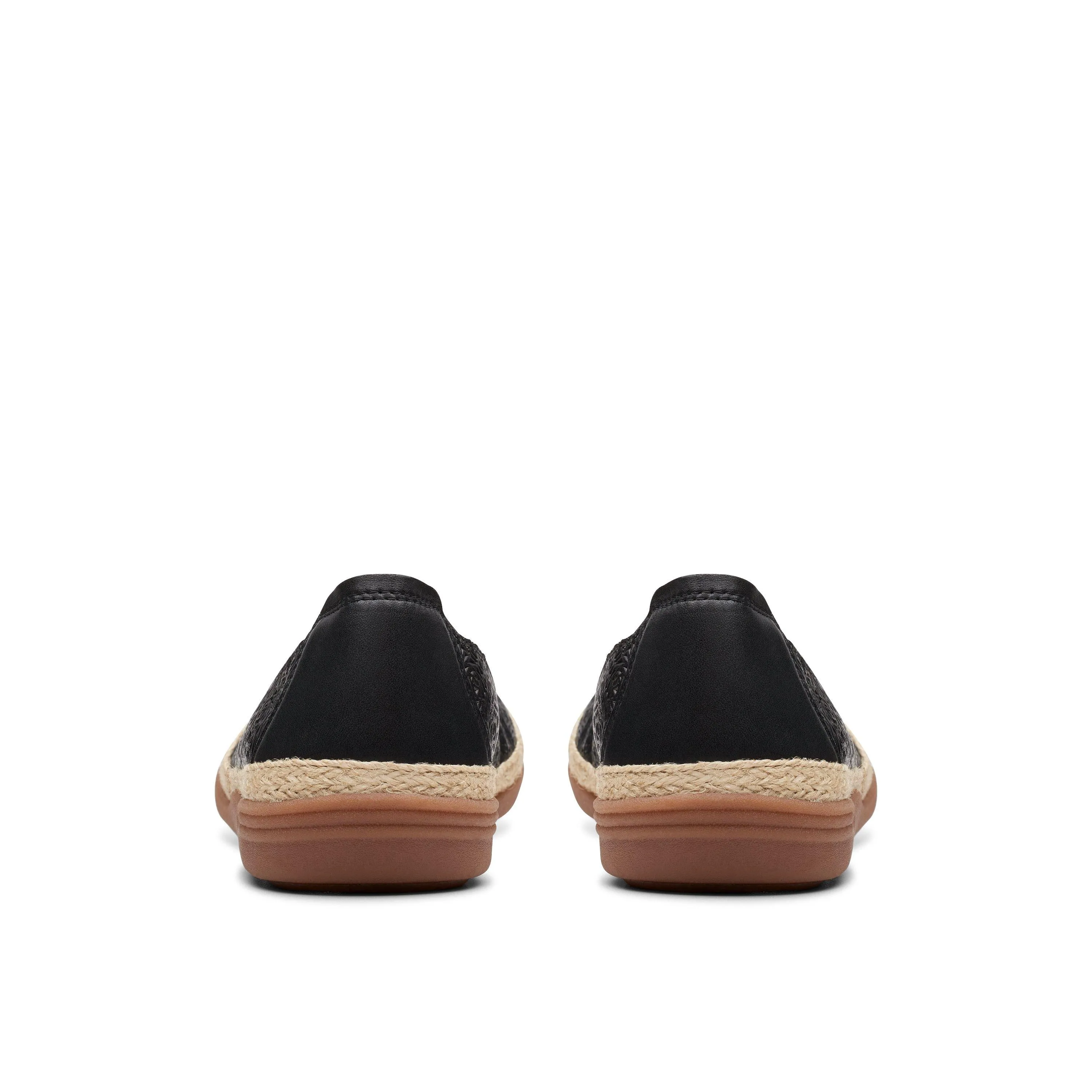 Clarks Elaina Rae in Black Leather
