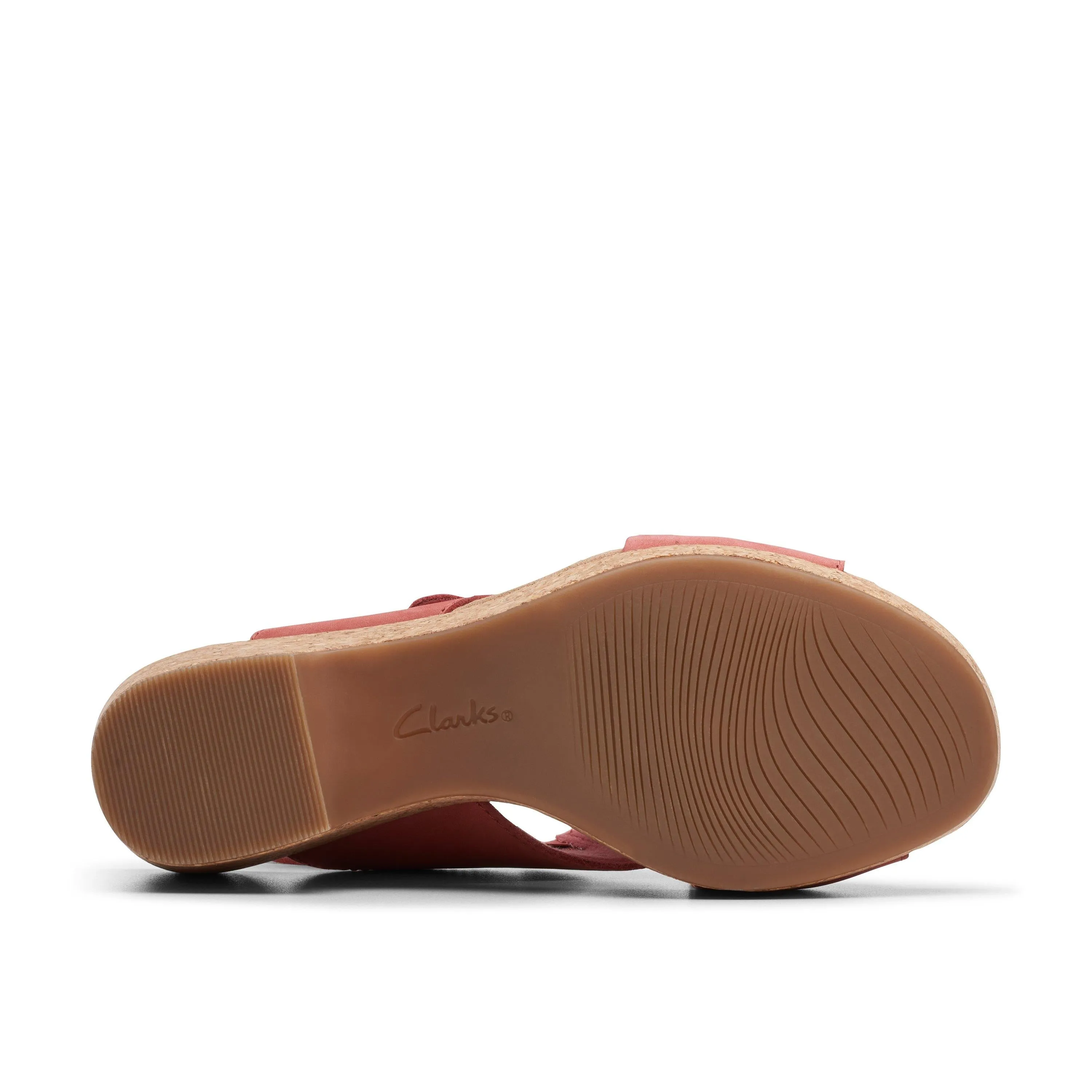 Clarks Giselle Dove in Pink Nubuck