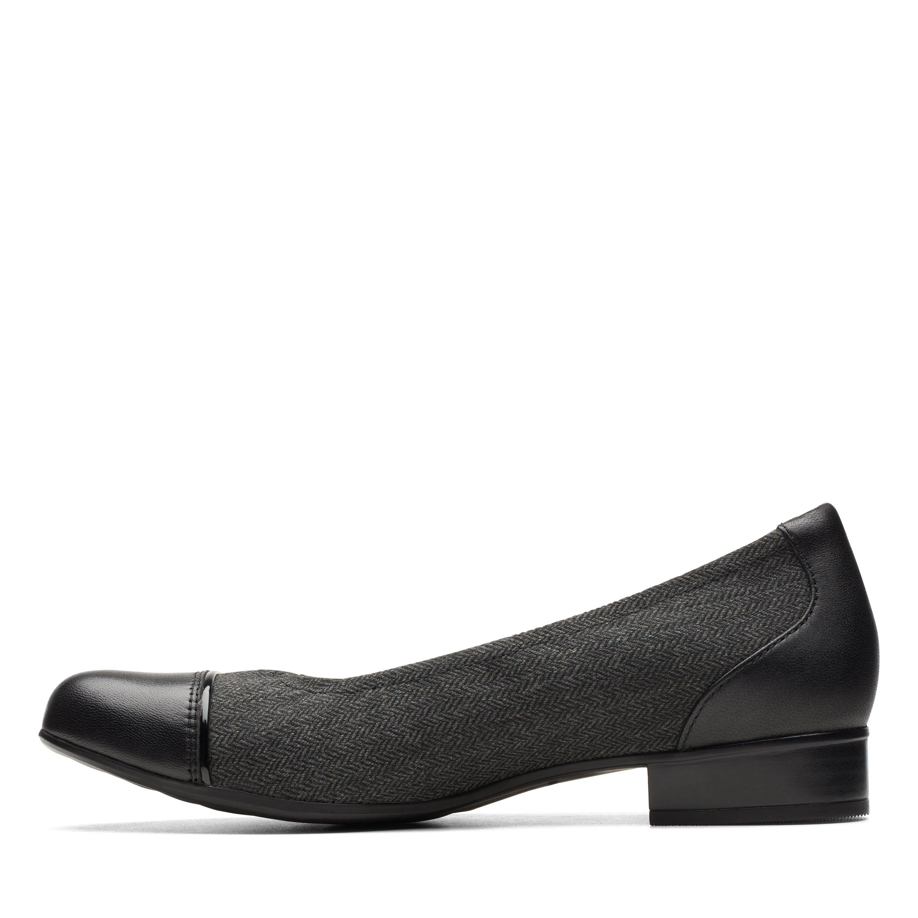 Clarks Juliet Step in Black Textile