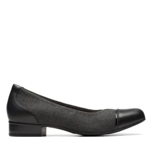 Clarks Juliet Step in Black Textile