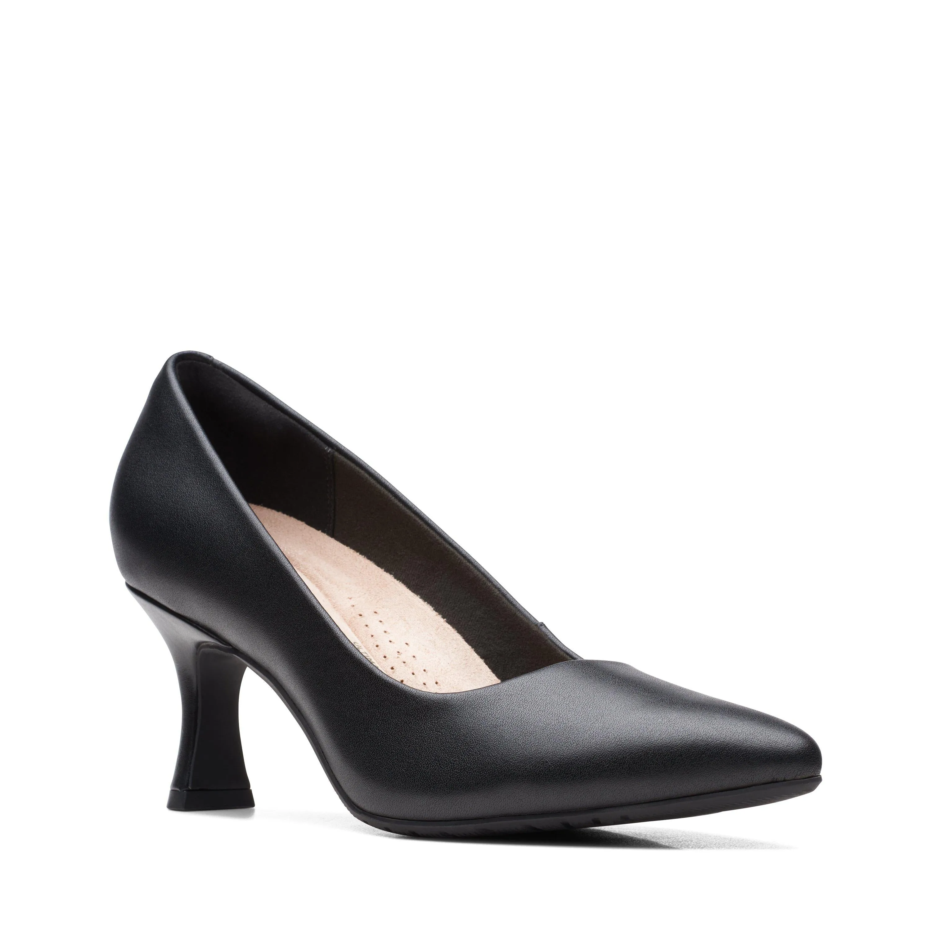 Clarks Kataleyna Gem in Black Leather